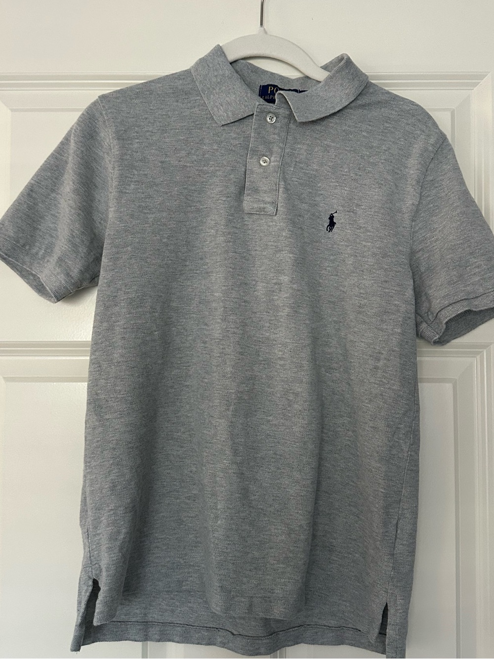 Ralph Lauren Heather Grey Short Sleeve Polo